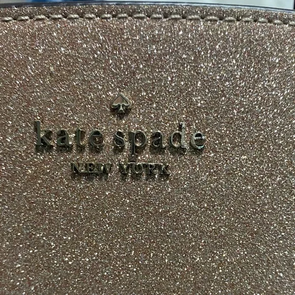 Kate Spade Sparkling Rose Gold Hand Bag - Picture 2 of 8